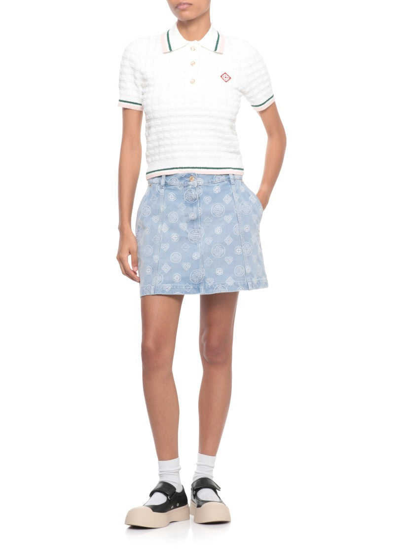 Casablanca Logoed Polo Shirt