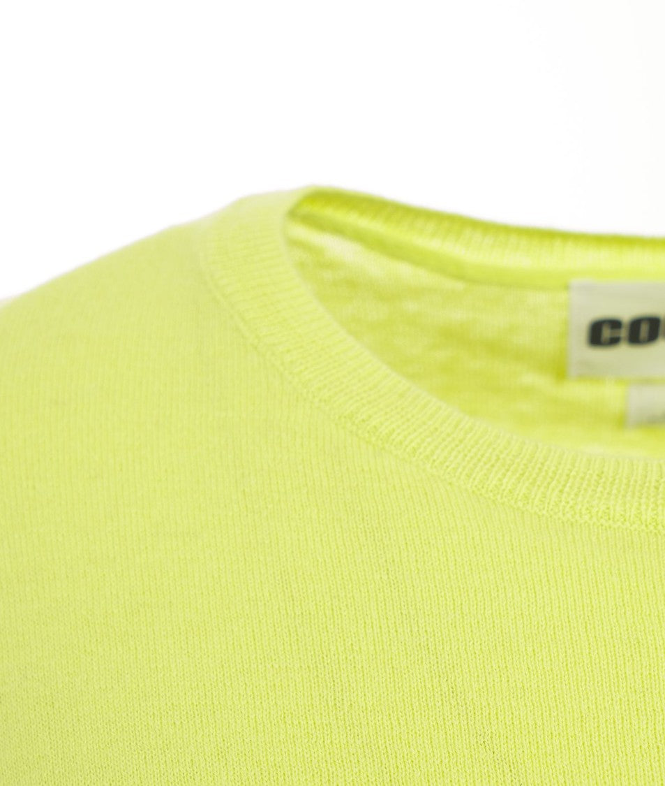 Colorush Ribbed Knit Sweater 'Clio' With Crew Neck