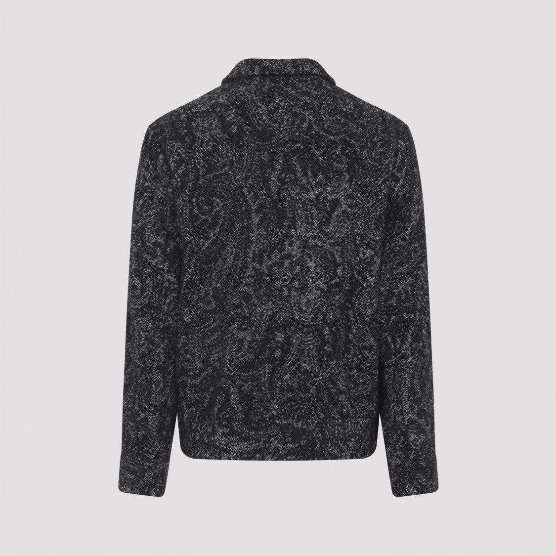 Etro Paisley Pattern Wool Blend Jacket With Tailored Fit