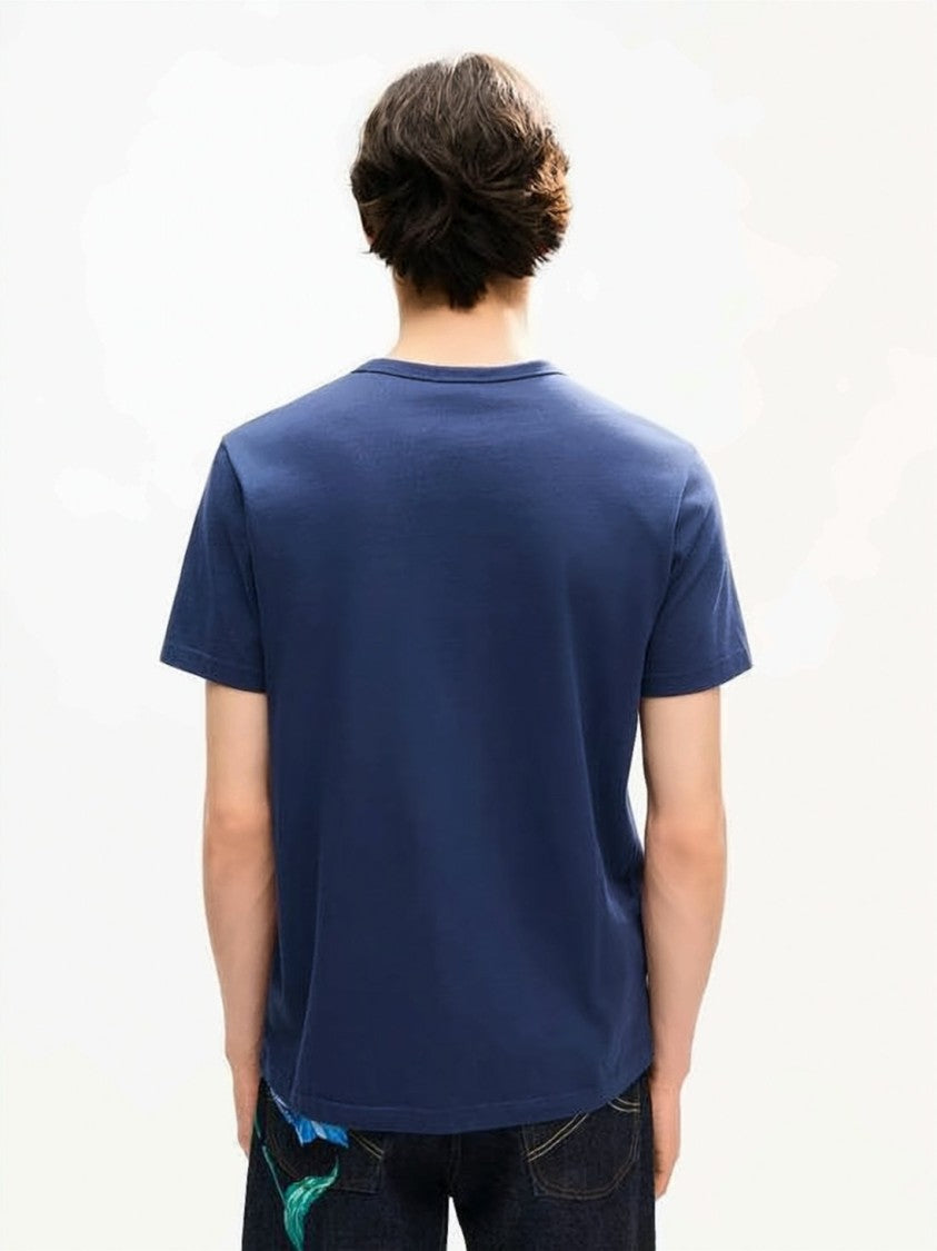 Kenzo Short-Sleeved Crew Neck T-Shirt With Delicate Embroidered Detail
