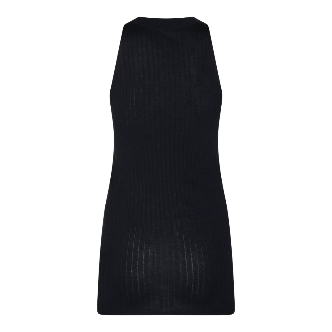 Malo Black Cotton Crew Neck Top