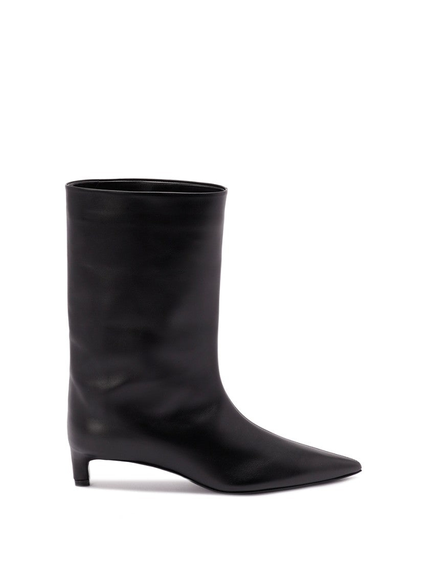 Jil Sander Fitted Calf Leather High Boots