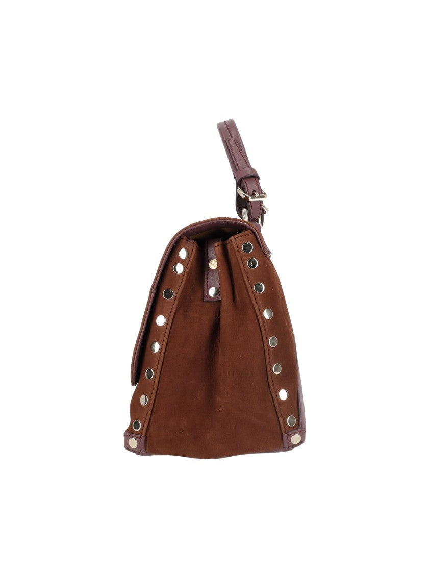 Zanellato Srl Brown Postina Zashmere Lambskin Handbag