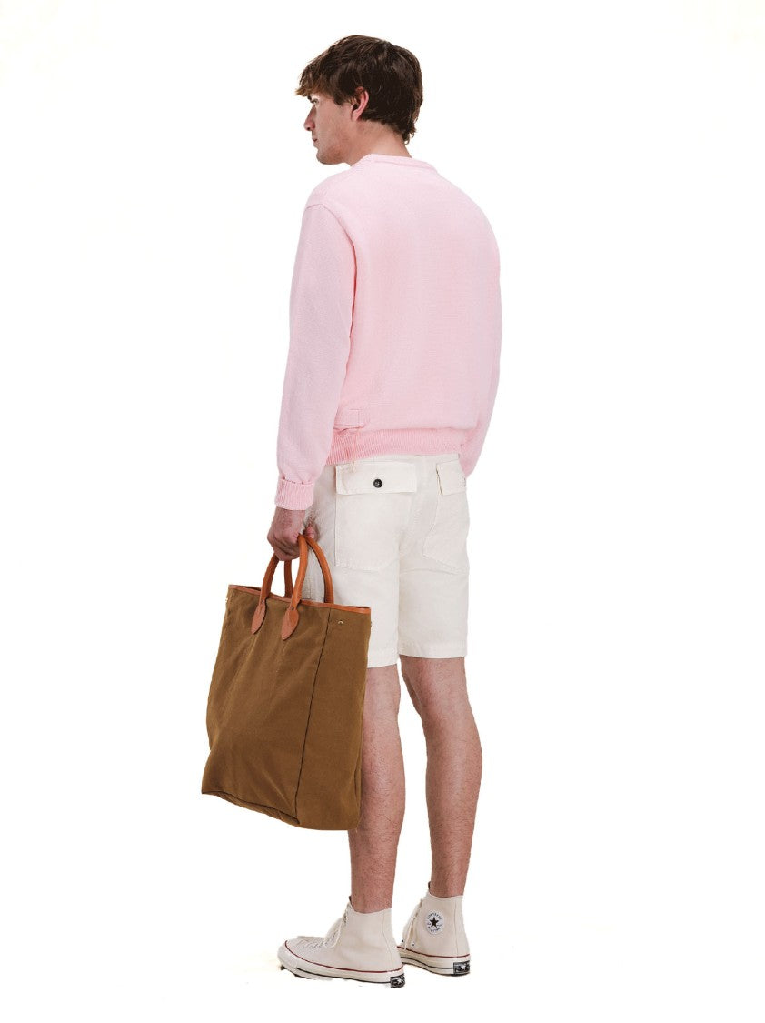 Fortela Ribbed Finish Crew Neck Sweater