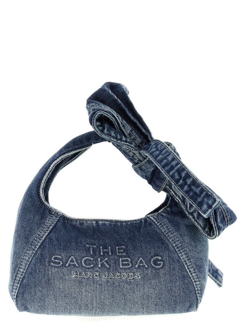 Marc Jacobs The Bow Denim Mini Sack' Handbag
