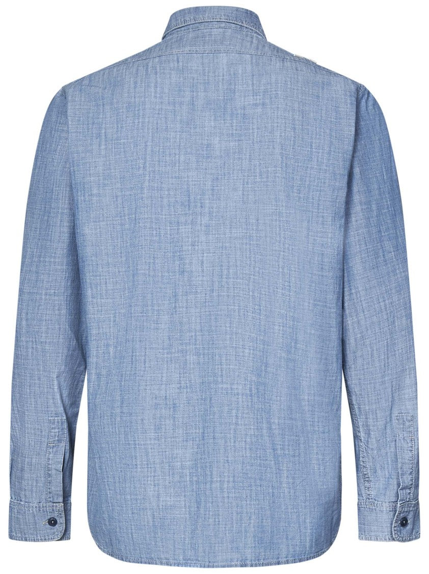 East Harbour Surplus Washed Cotton Chambray Shirt