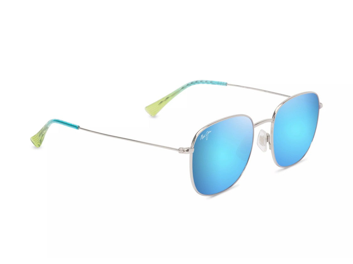 Maui Jim Blue Mj0657sa Square Mirrored Sunglasses