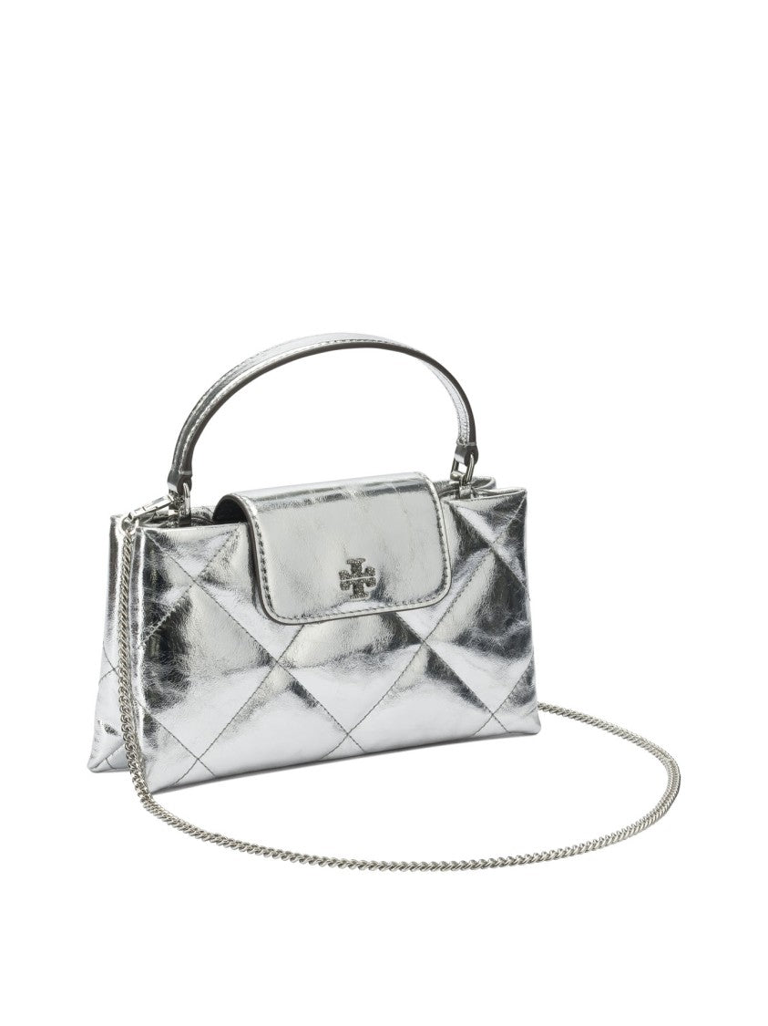 Tory Burch Quilted Metallic Leather Shoulder Bag