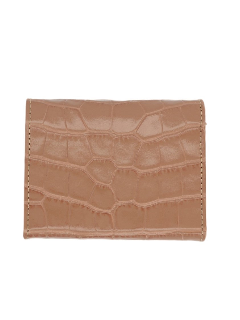 Vivienne Westwood Crocodile-Embossed Orb Clasp Wallet