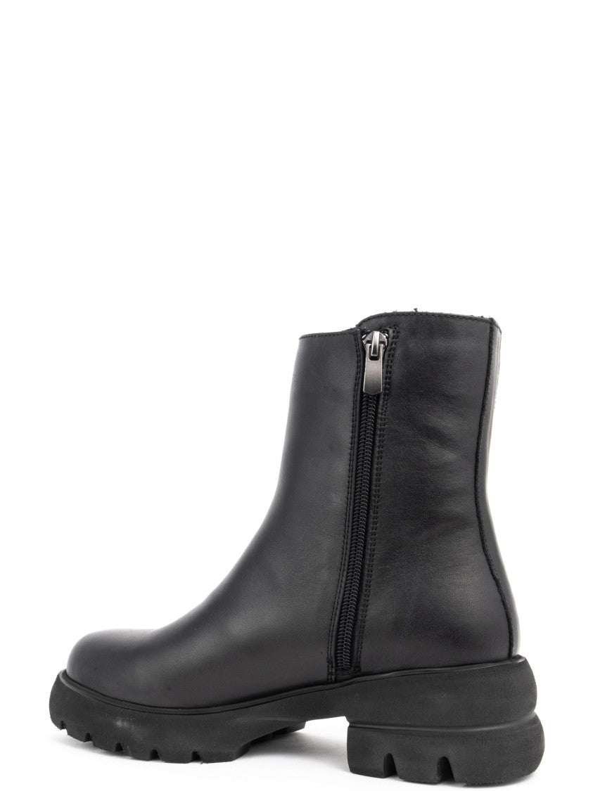 Sergio Moretti Ankle Boots With Chunky Rubber Sole