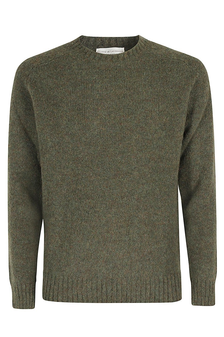Filippo De Laurentiis Textured Crew Neck Sweater