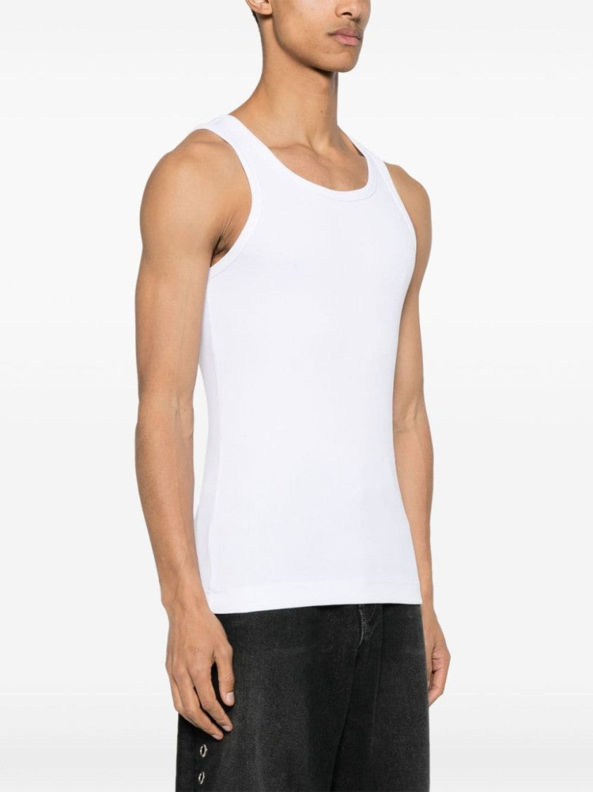 Givenchy Fine Ribbed Stretch-Cotton Sleeveless T-Shirt
