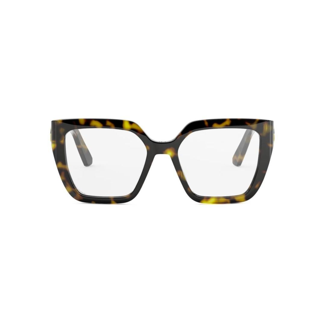 Dior 30Montaigneo S1i Tortoiseshell Oversized Square Frame Eyeglasses