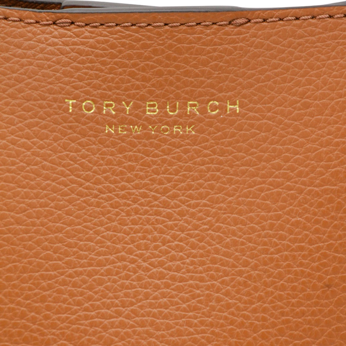 Tory Burch Structured Brown Tote Bag