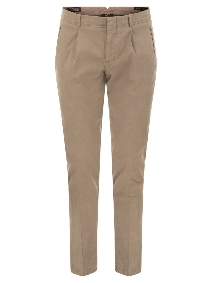 Peserico Cotton And Silk Trousers