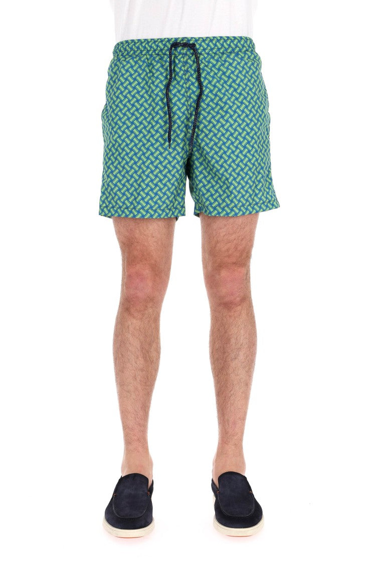 Drumohr Macro Biscottino Quick-Dry Swim Shorts
