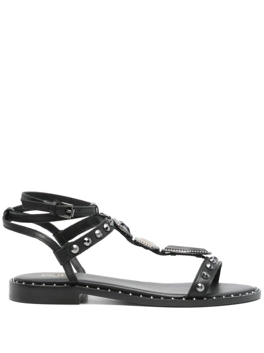 Ash Flat Sandals With Decorative Studs