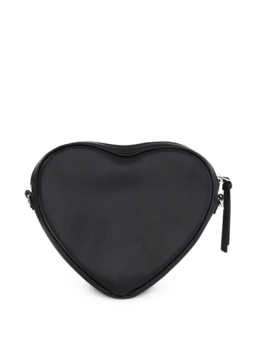 Vivienne Westwood Heart-Shaped Black Bag With Minimalist Design