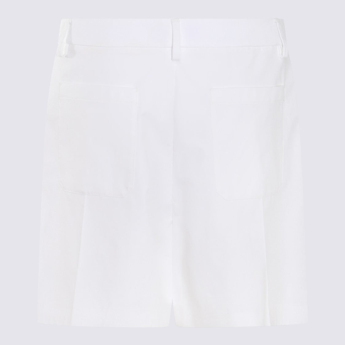 Valentino Tailored White Shorts With Minimalist Design