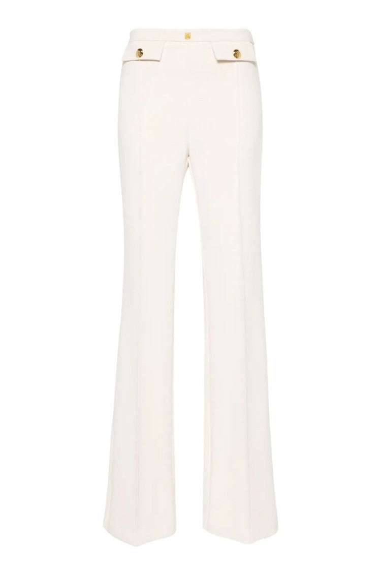 Elisabetta Franchi Flared Trousers With High Waist