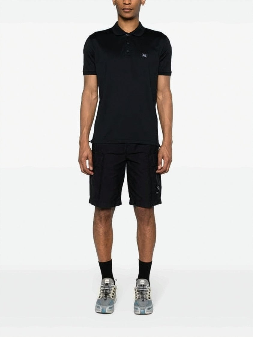 C.P. Company Classic Short-Sleeve Polo Shirt With Traditional Collar