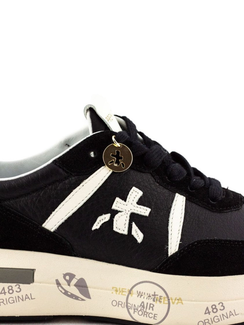 Premiata Nero Sneakers With Luxe Leather