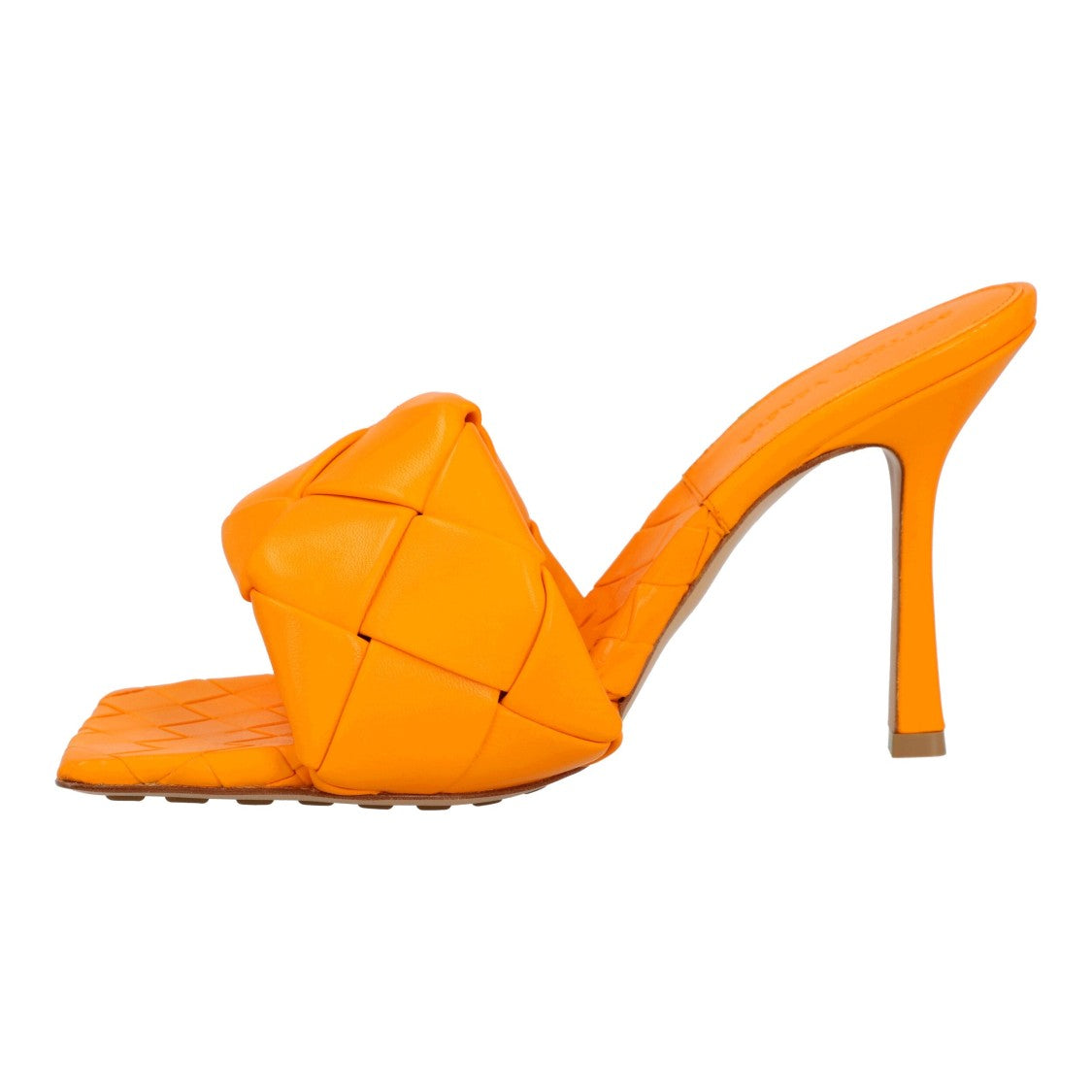 Bottega Veneta Lido Mule Orange