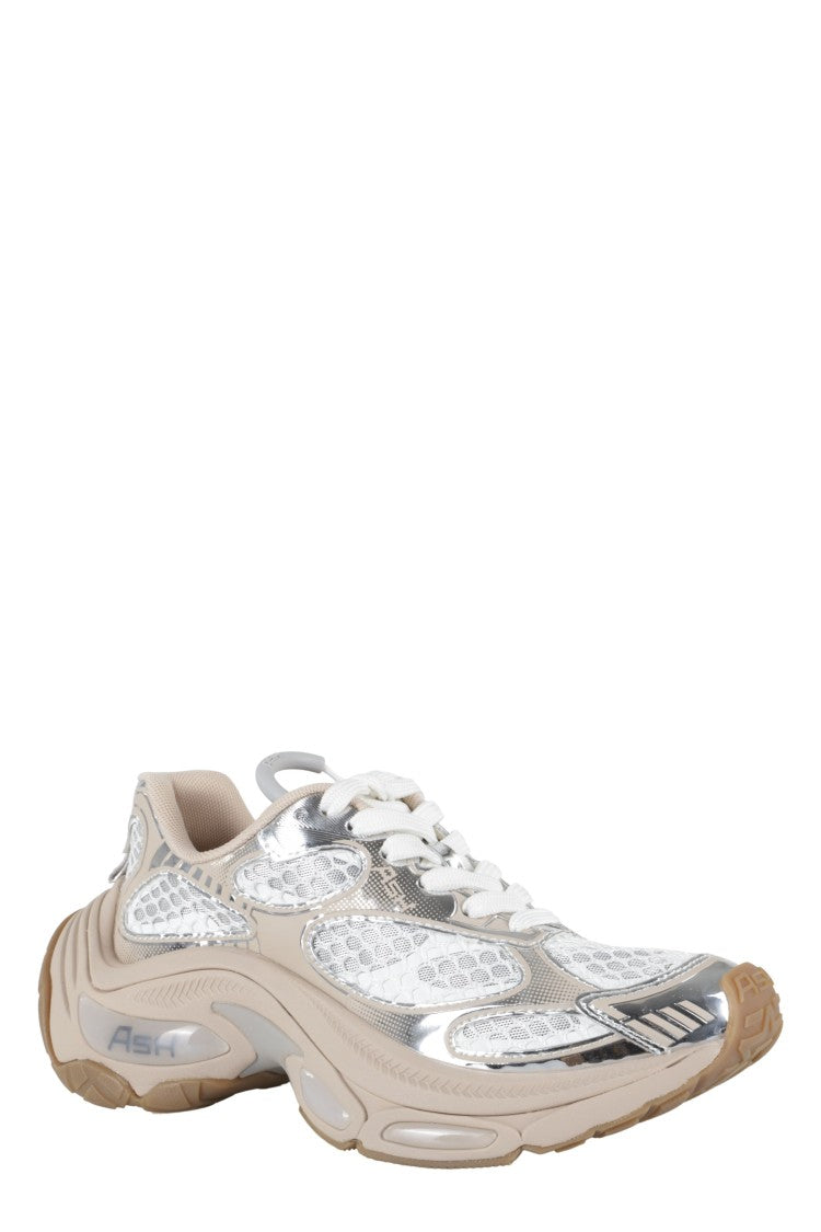 Ash Dragon Sneakers With Reflective Silver Finish