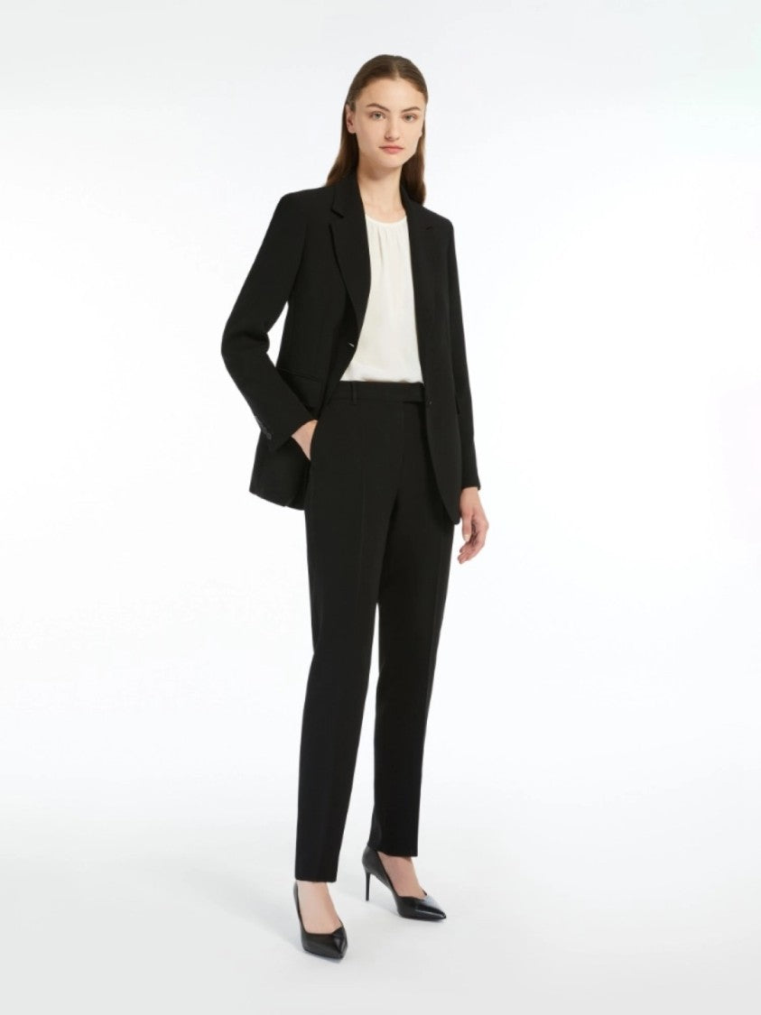 Max Mara Tailored Black Pants With Classic Silhouette