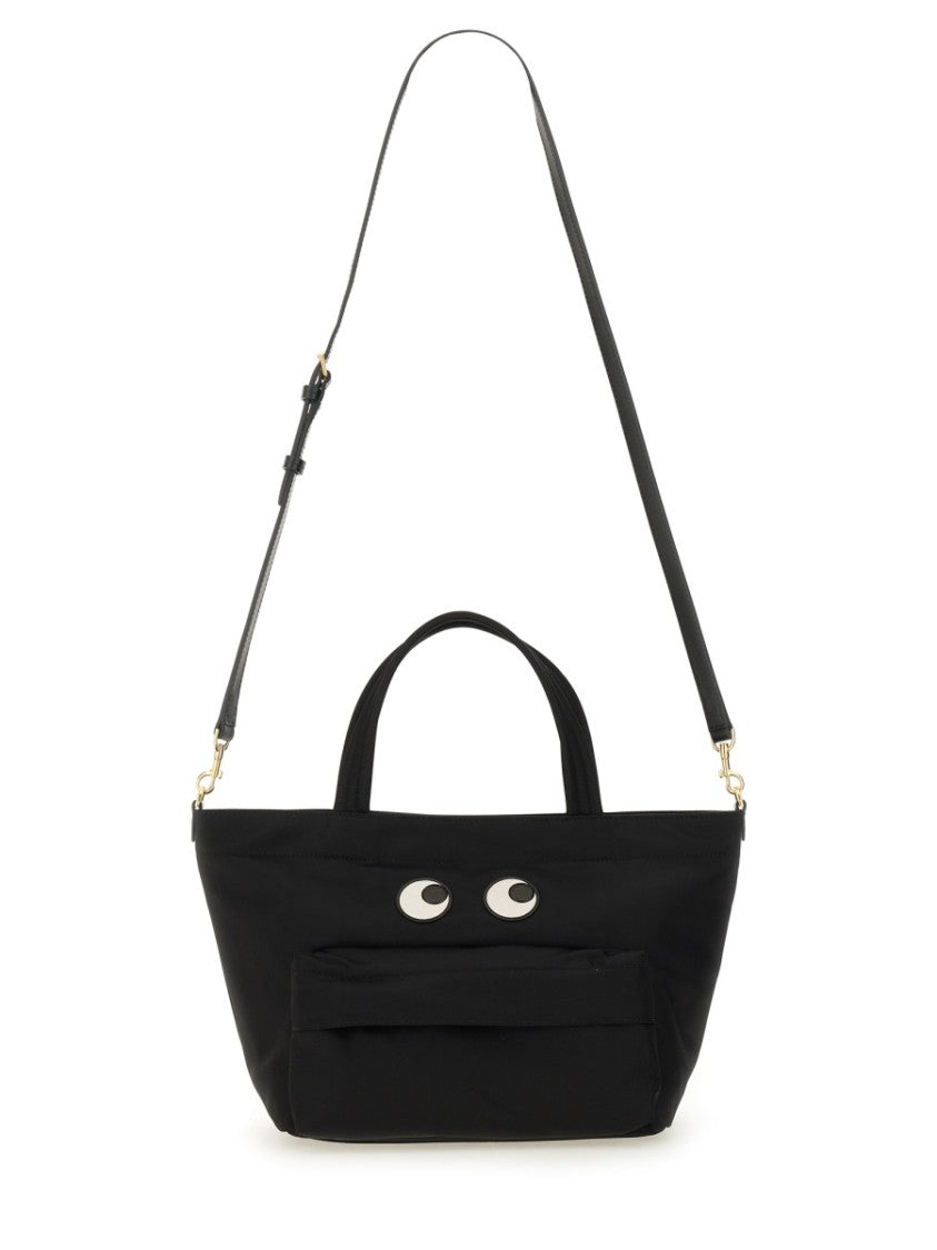 Anya Hindmarch Mini Tote Bag With Eye Motifs And Versatile Design