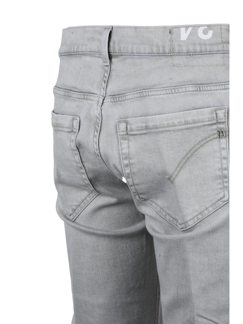 Dondup Light Grey George Skinny-Leg Stretch Jeans