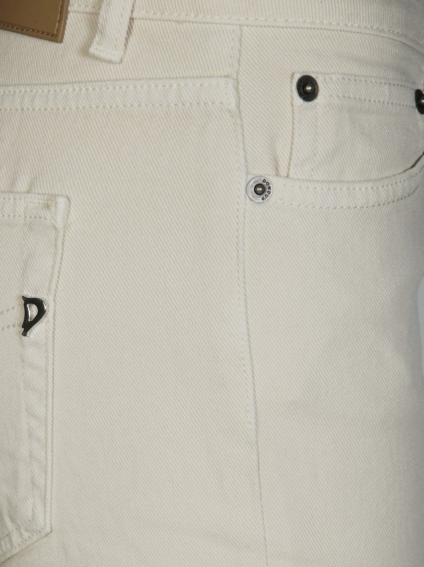 Dondup High-Waisted Wide-Leg Pants With Concealed Fastening