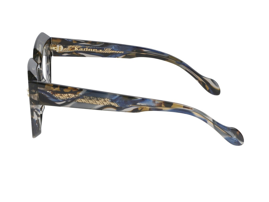 Kador Tortoiseshell Kallima Glamour Bold Oversized Square Eyeglasses