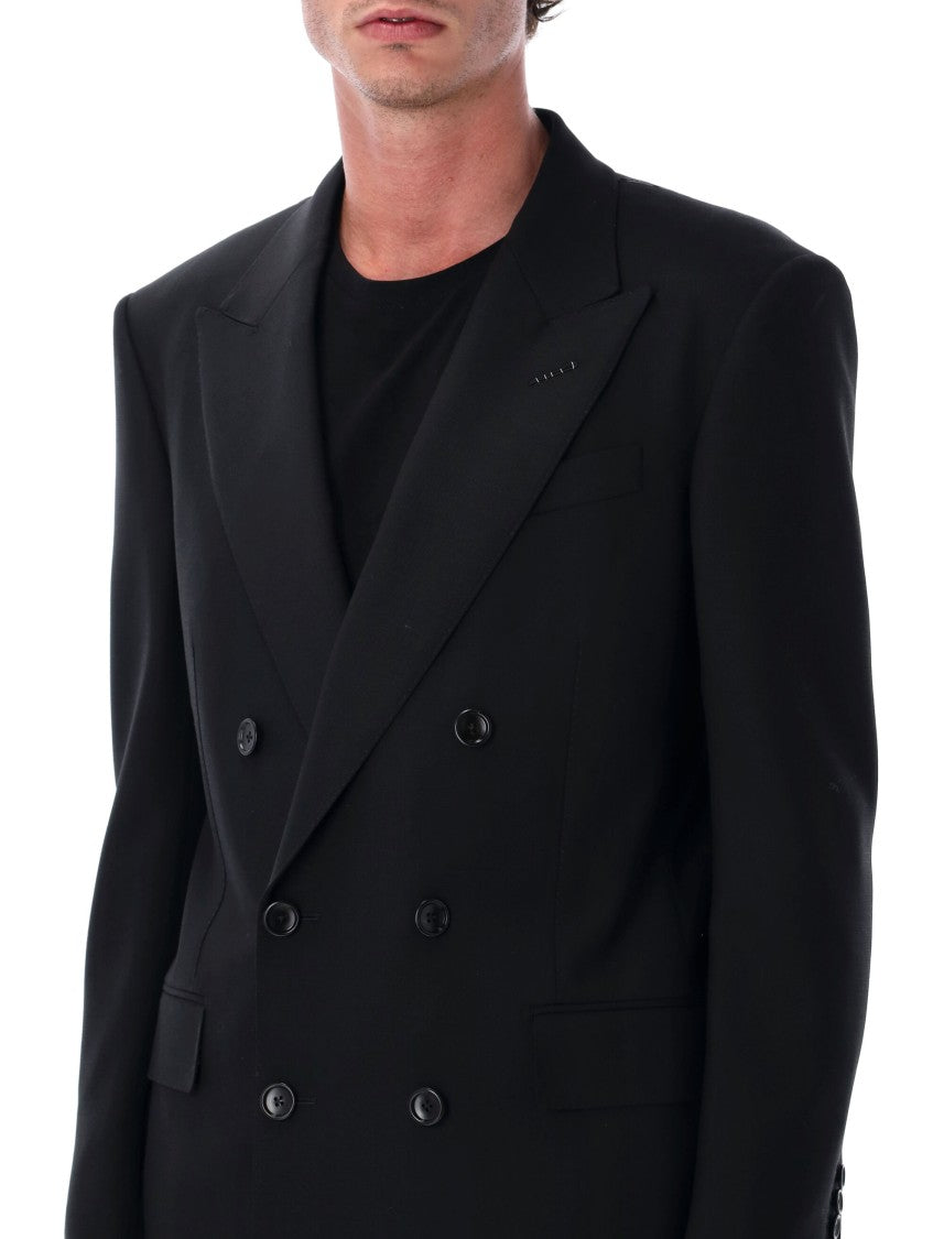 Tom Ford Double-Breasted Wool Twill Jacket