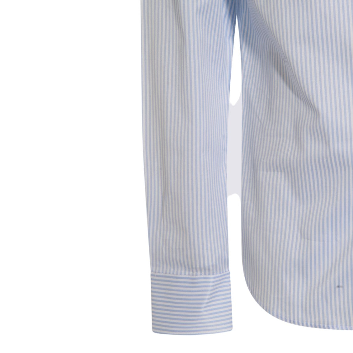 Canali Subtle Stripe Tailored Long-Sleeve Shirt