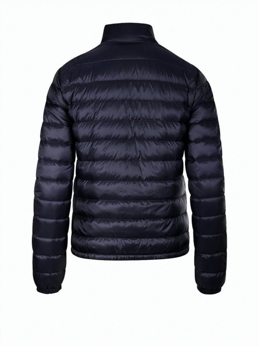 Moncler Packable Short Down Jacket With High Collar