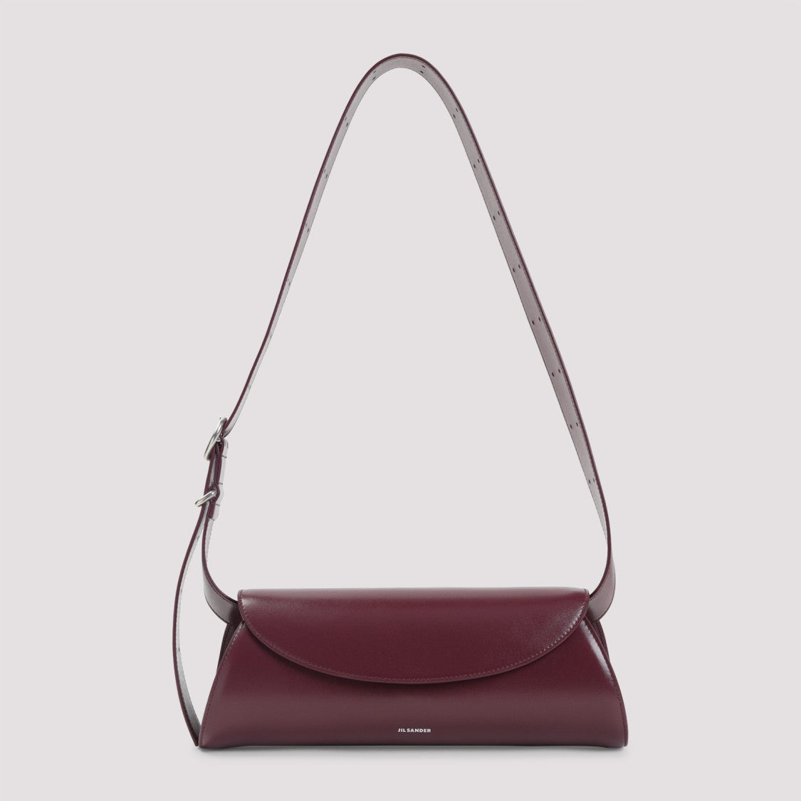 Jil Sander Orchid Calf Leather Shoulder Bag