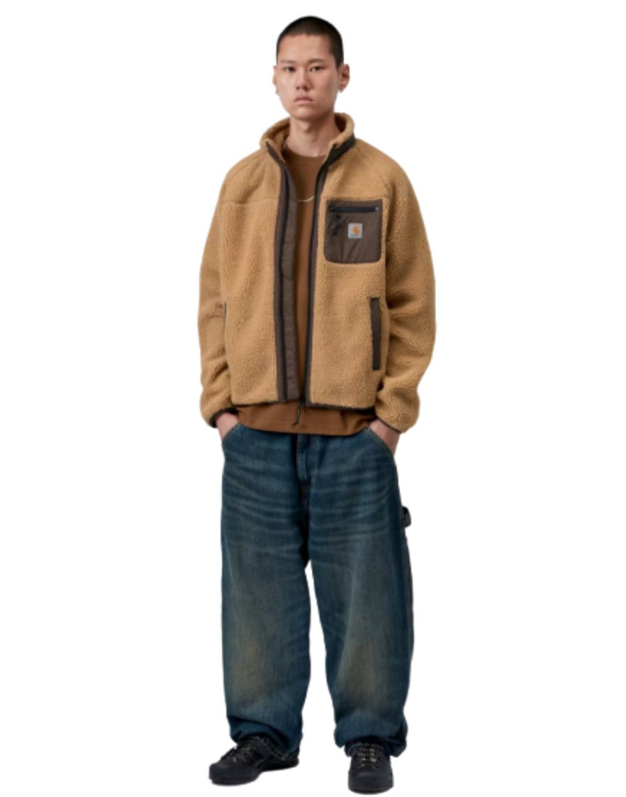 Carhartt Wip Dusty H Tobacco Prentis Polyester Fleece Jacket