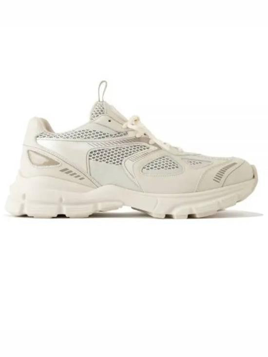 Axel Arigato Layered White Sneaker With Chunky Sole And Textured Detailing