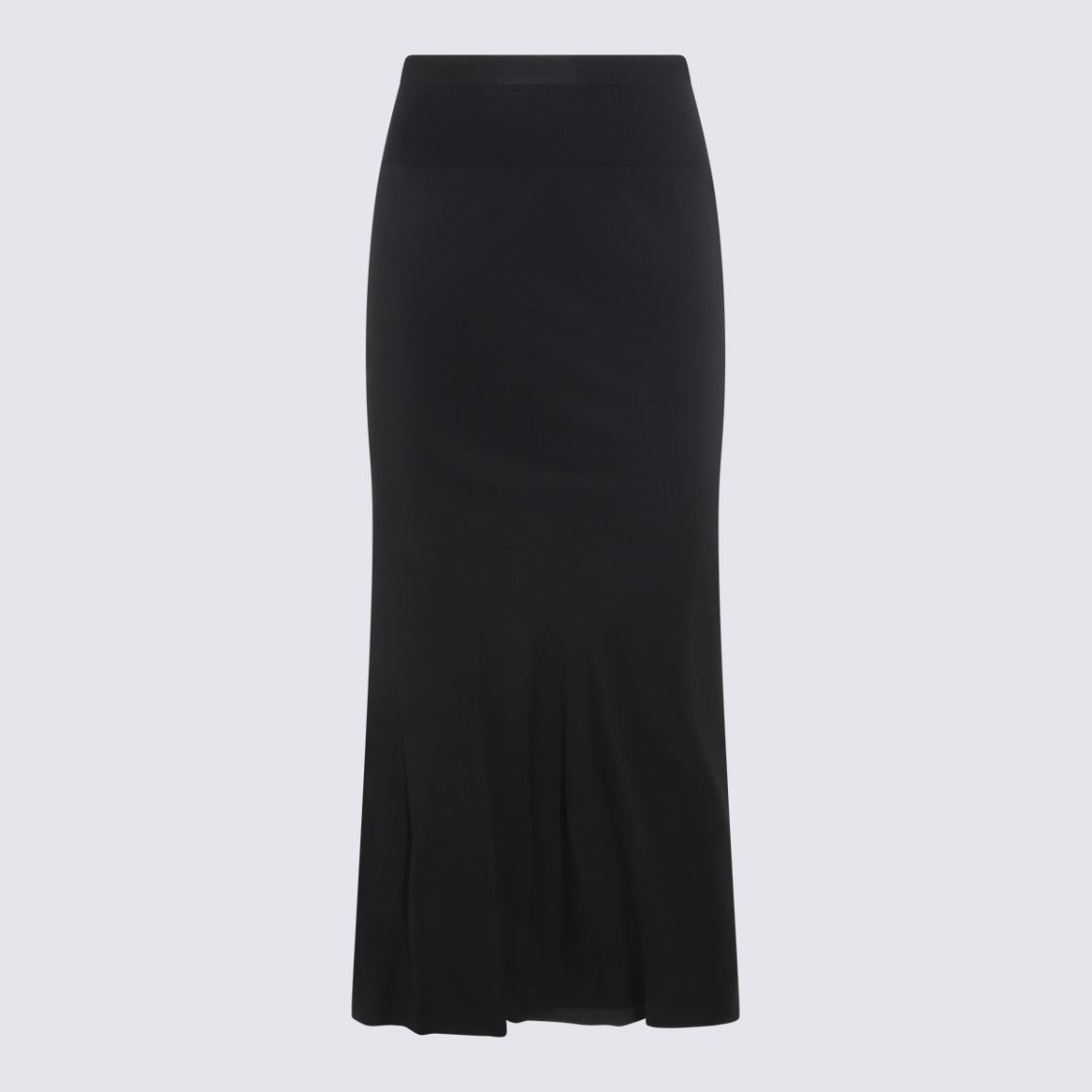 Rick Owens High-Waisted Black Maxi Skirt