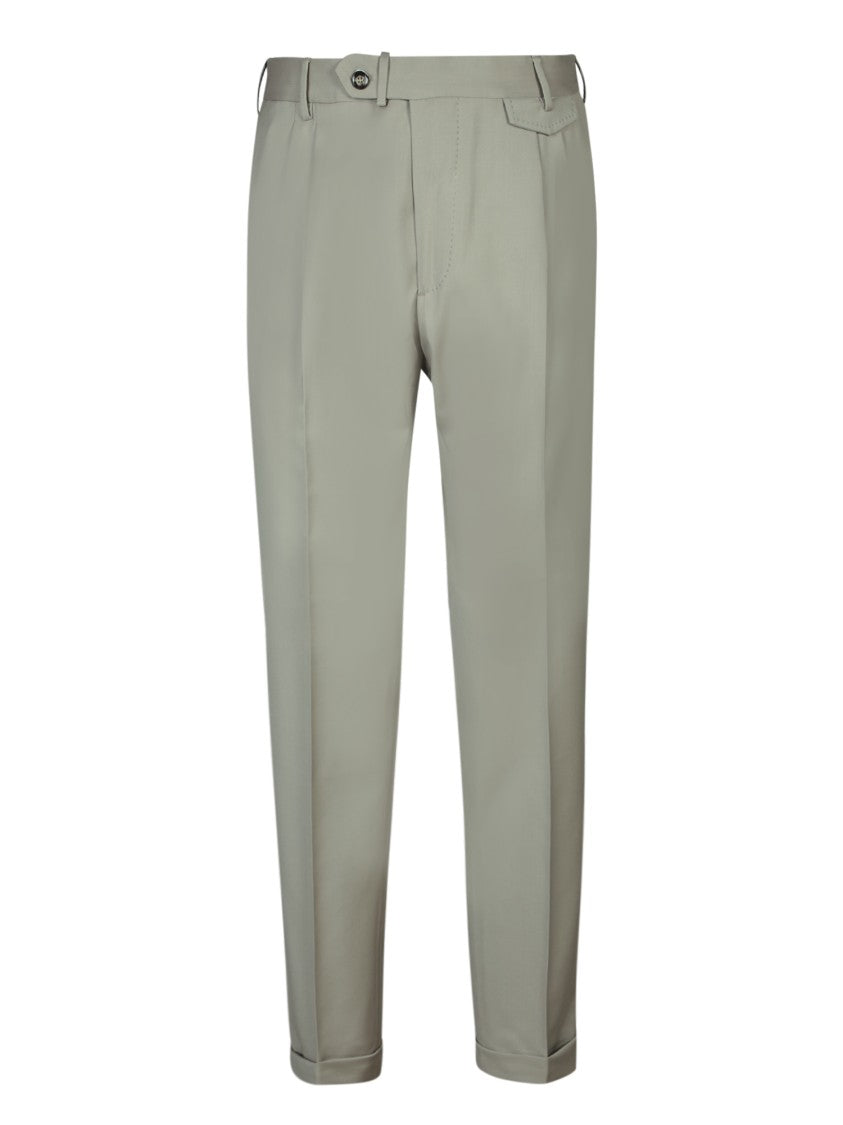 Dell'oglio Wool Trousers With Fit And Feel