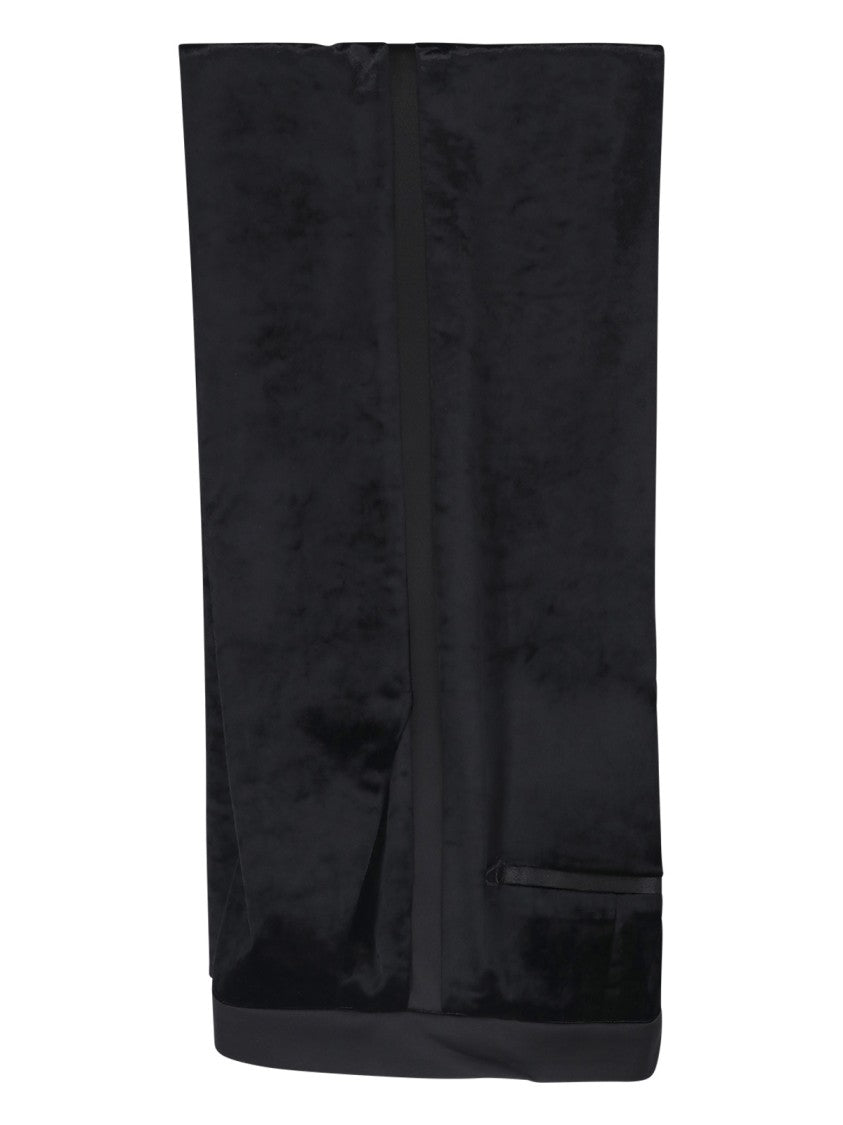 Dondup Black Velvet Single Breasted Suit