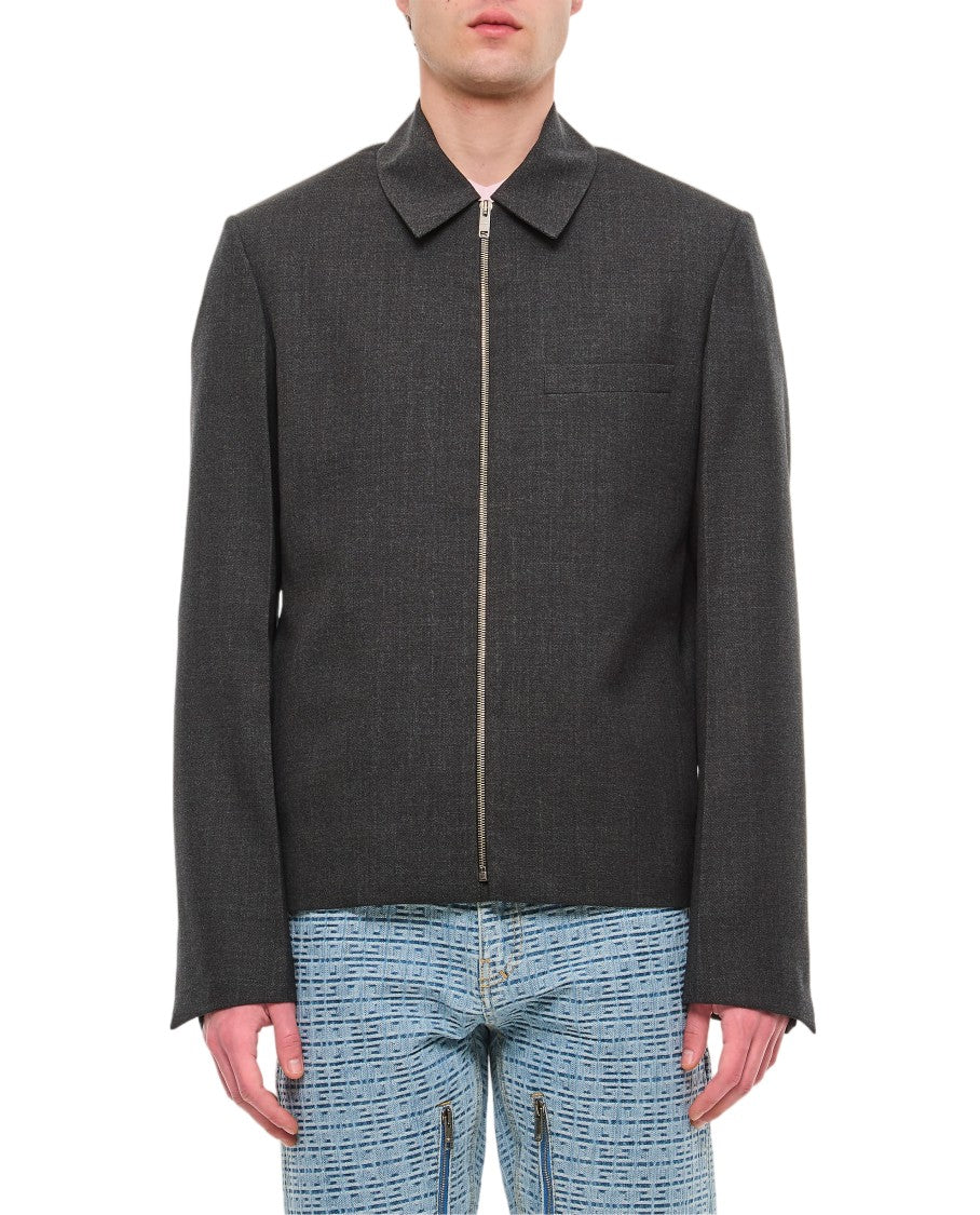 Givenchy Structured Zipped Jacket With Classic Collar And Tailored Fit