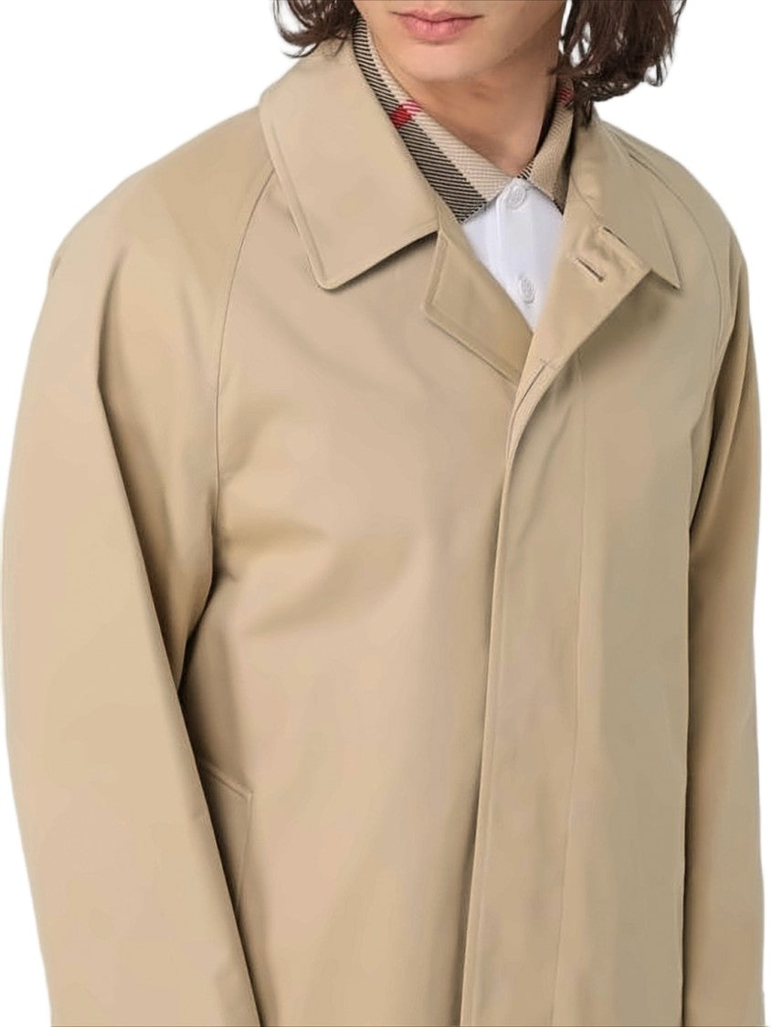 Burberry Mid-Length Cotton Heritage Cut Burberry Coat