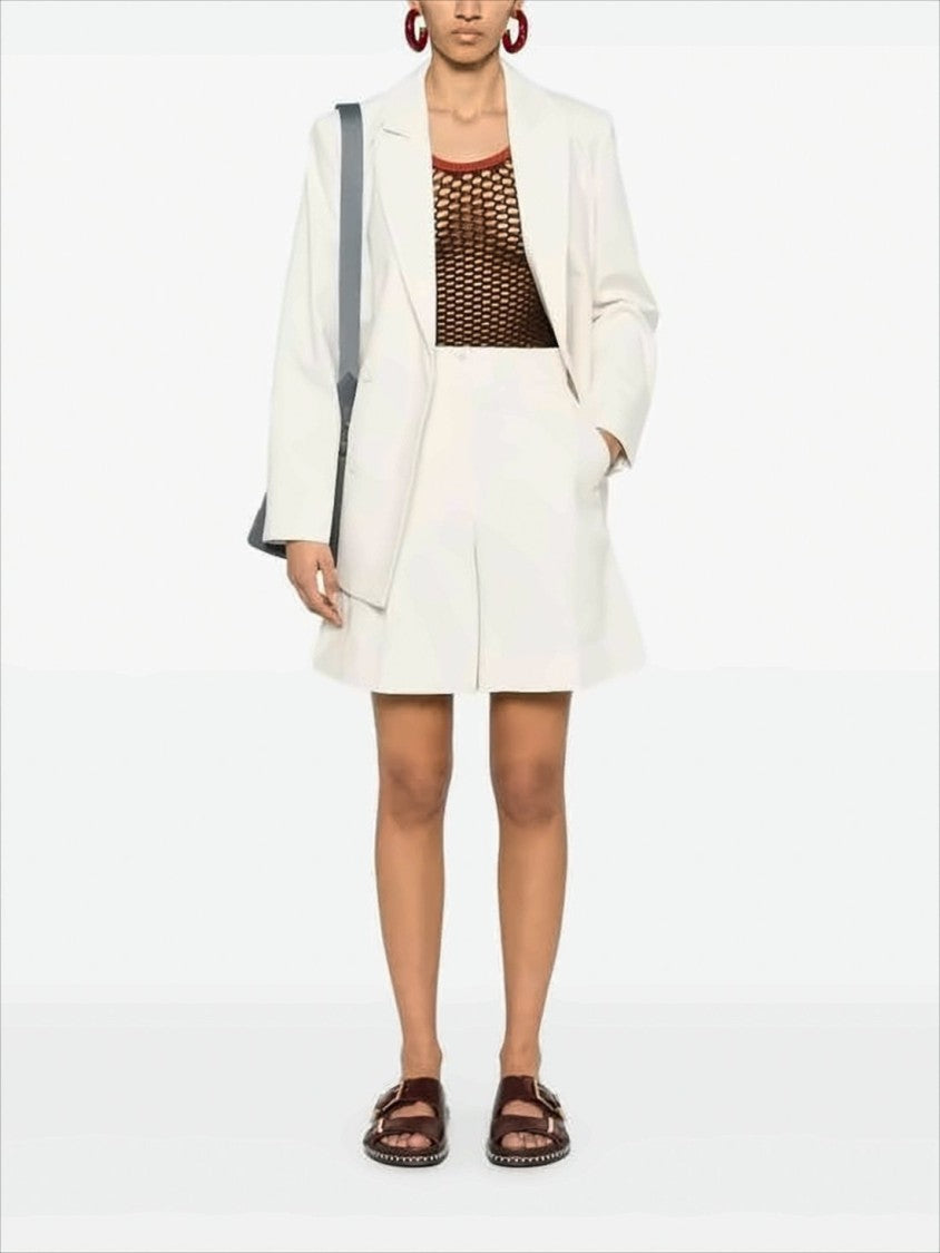 A.P.C. High-Waisted Tailored Shorts With Double-Button Closure