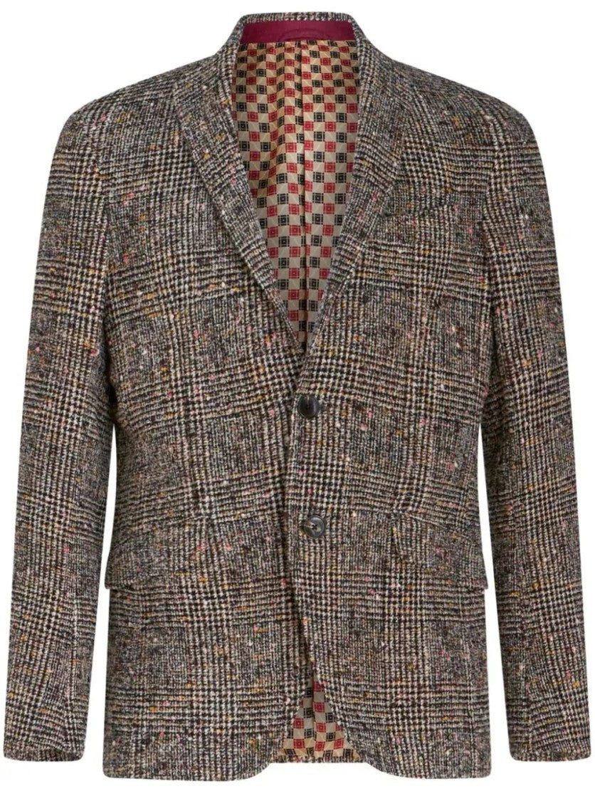 Etro Textured Checkered Roma Jacket