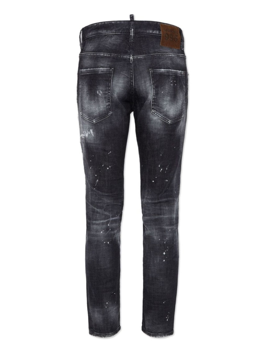 Dsquared2 Skinny Jeans With Distressed Whiskering
