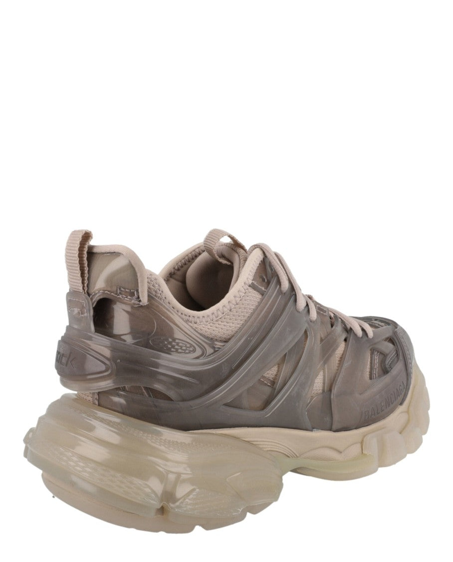 Balenciaga Chunky Low-Top Sneakers With Glossy Translucent Layers