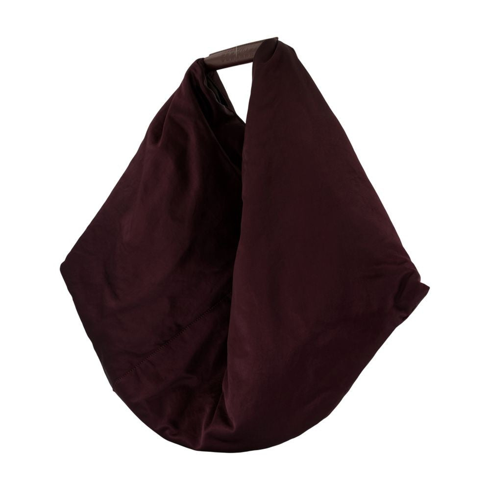 Mm6 By Maison Margiela Japanese Draped Shoulder Bag - Cotton - Brown