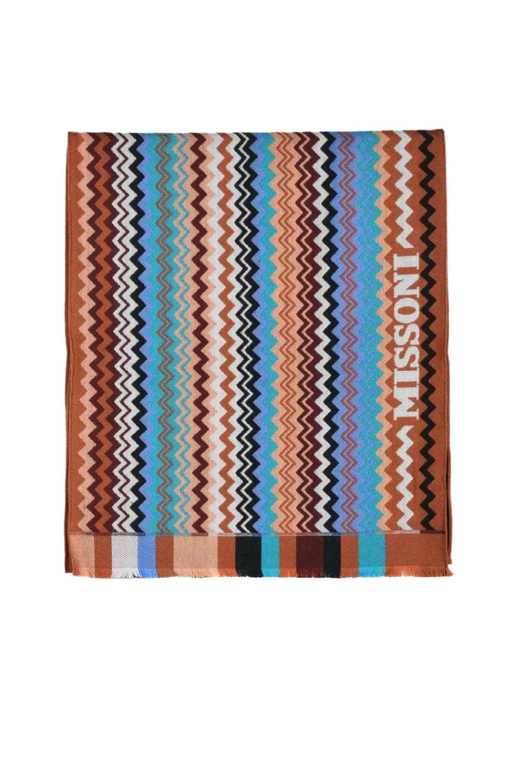 Missoni Brown Wool Scarf